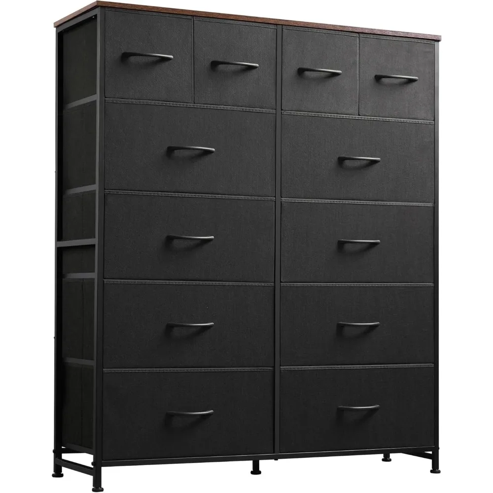 

Dresser for Bedroom with 12 Drawers, Dressers & Chests of Drawers, Fabric Dresser for Bedroom, Closet, Fabric Storage Dresser