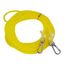 5m 18m Diameter 4mm Elastic Solid Rubber Band Rope-missed Pole Retaining Pole Fishing Line with Hook Anti-winding Hose Anti-bite