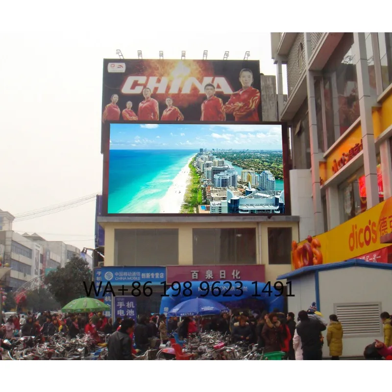 P3 Outdoor Modular LED Digital Screen Commercial Store Front Sign HD Advertising Display Panel