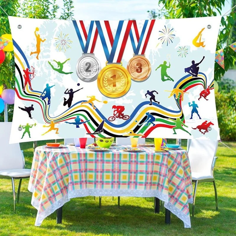 Sport dekorationen Banner gehen für Gold großen Sportplatz Zeichen Banner 70x43 Zoll Sport party Dekorationen für den Sommers port