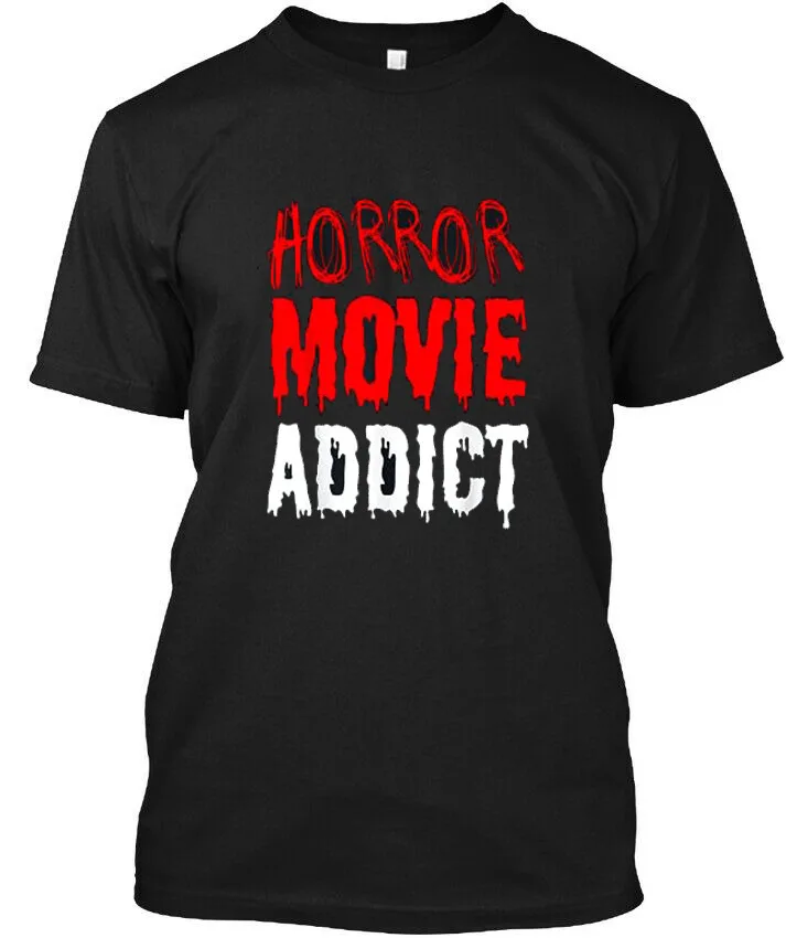 

NEW LIMITED Horror Funny, Horror Movie Addict Design Best Gift T-Shirt S-3XL