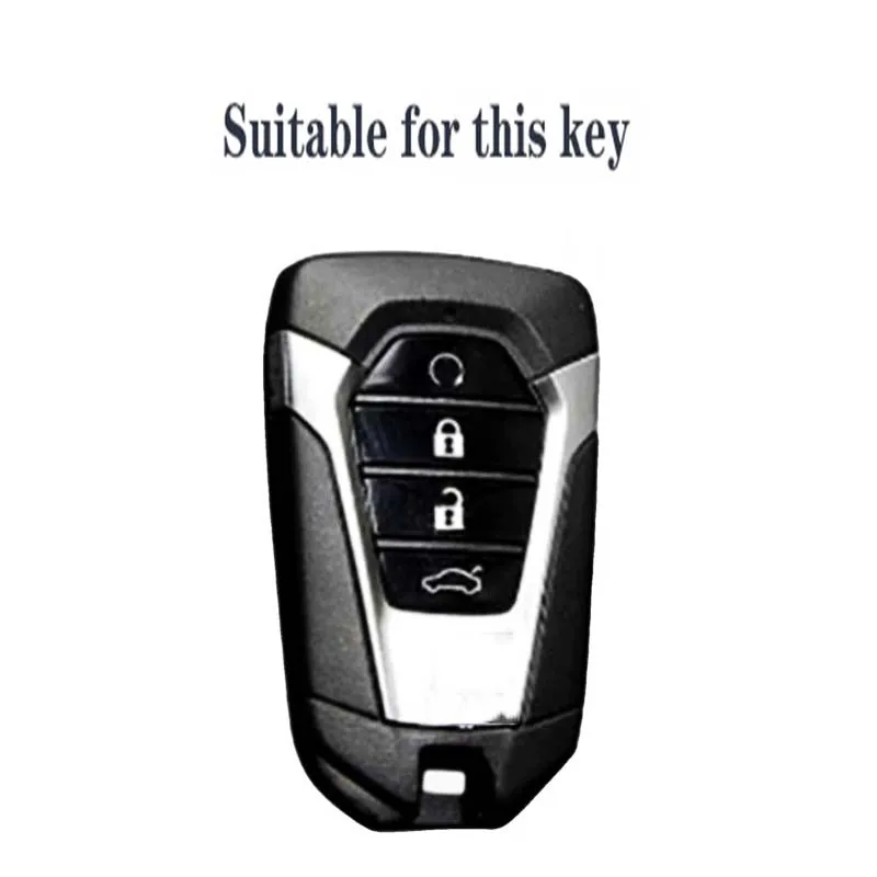 4 Buttons Silicone Car Key Cover Remote Control for ISUZU Dmax D-max Mux 2021 2022+ D-max MU-X 3.0 Mux Accessories Fobs Box