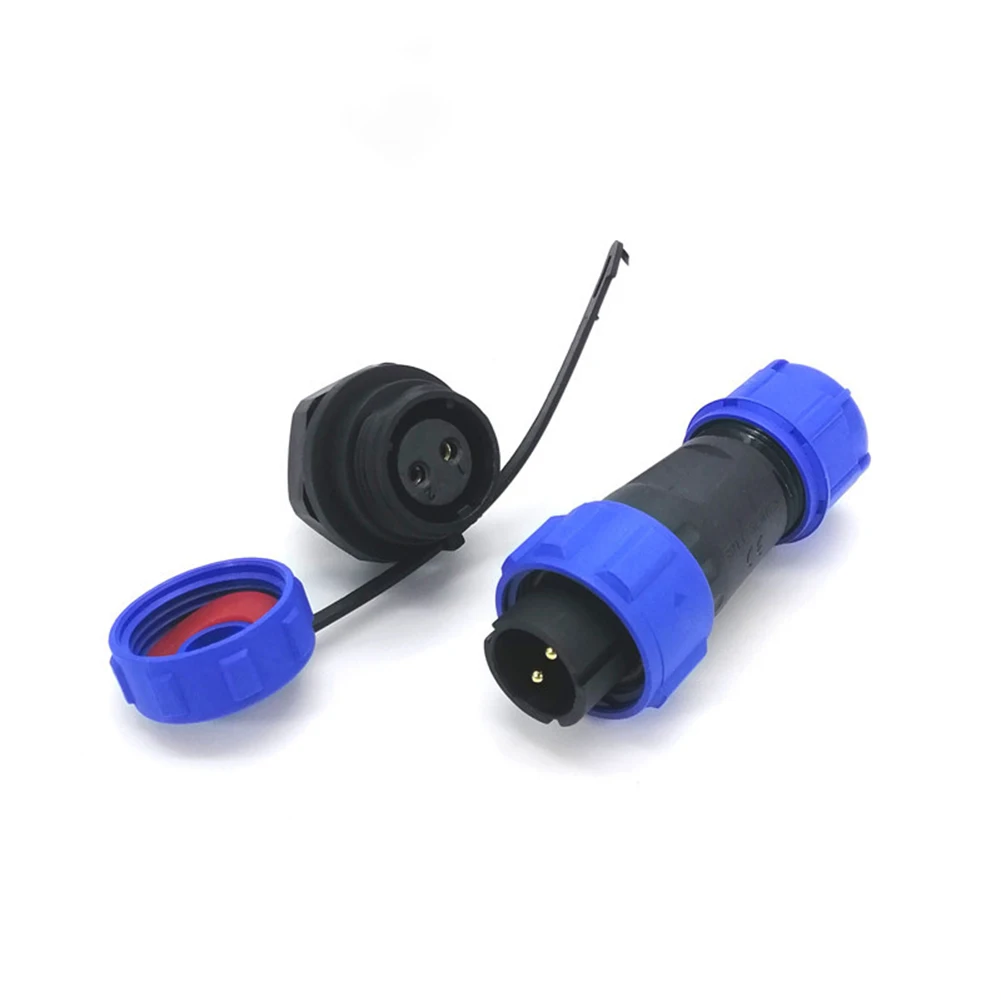 

Harsh Environments IP68 Waterproof Connector Rated Current 5A-25A Thermoplastic Insulator Engineering Plastics