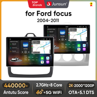 Junsun V3 Plus 2K Car Radio For ford focus 2 3 Mk2 Mk3 2004-2011 wireless CarPlay Android Auto No 2 din 2din DVD
