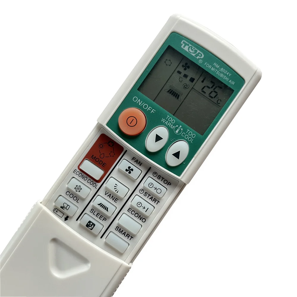 

New replacement remote control for Mitsubishi Air Conditioner RM-8024Y