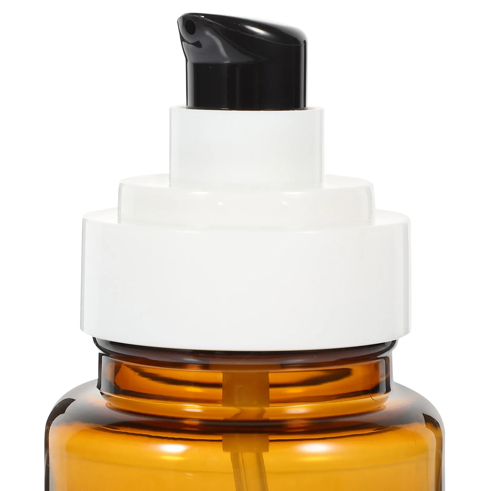 

3pcs 100Ml Brown Empty Pump Essential Oil Bottles Portable Travel Skincare Bottles Eco Friendly Reusable Perfume Nail