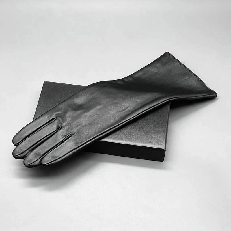 40cm-men's-first-layer-sheepskin-extended-gloves-with-fleece-lining-thin-and-warm-support-full-palm-touch-screen