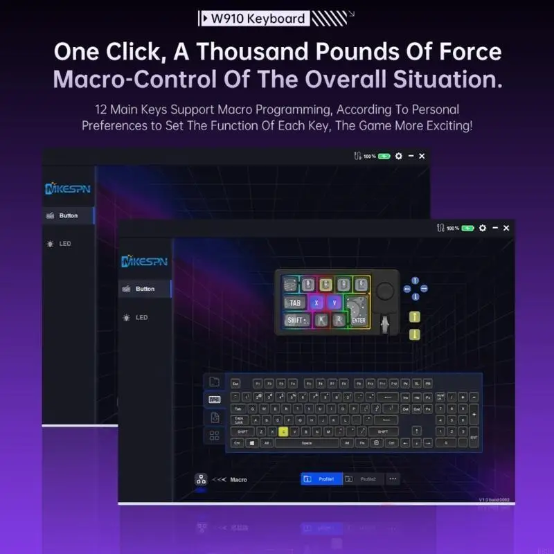 Anti Ghosting Mechanical Keyboard Adjustable Backlighting Customization K92C