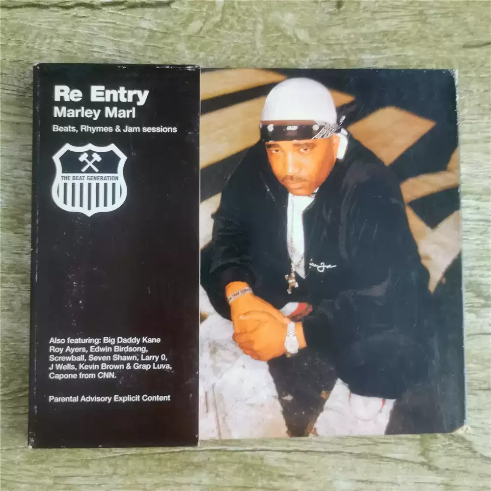 

CD Marley Marl Re-Entry Belongs To The 90 S East Coast Hip Hop Golden Age Works Выпущен вокруг 2000 г. Hardcore Rap Flow