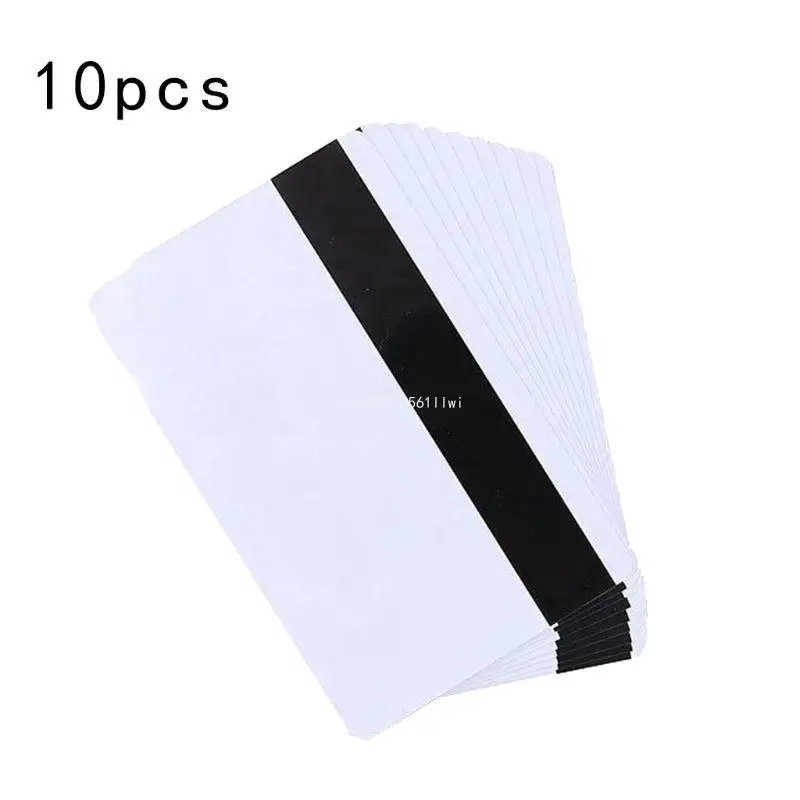 10pc White Blank Cards with 2750 OE Hico Stripe Double Sided Printable Dropship