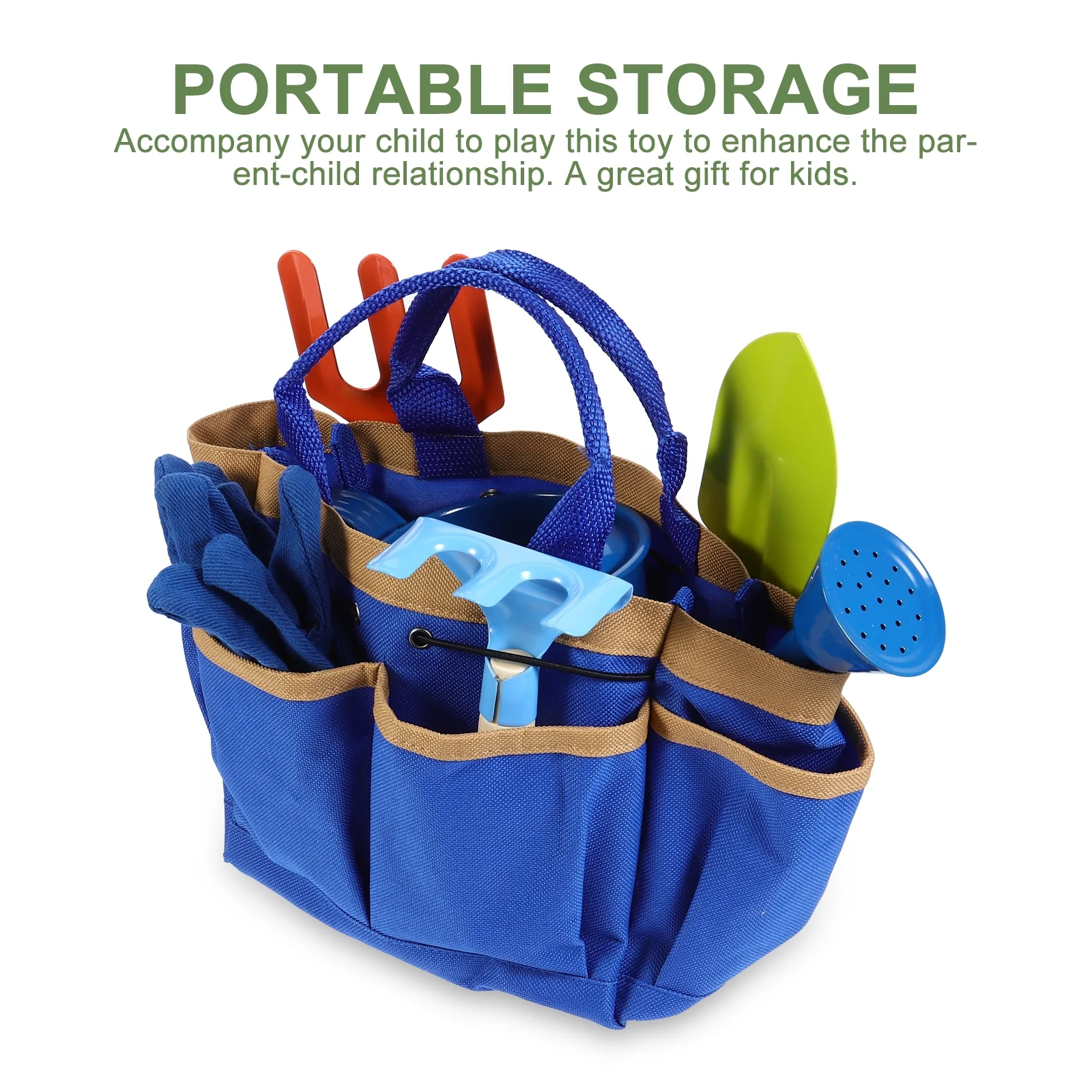 1Set Kids Garden Tool Set Durable Safe Multi-Purpose Gardening Tools for Kids Planting Digging Playing Outdoor Fun