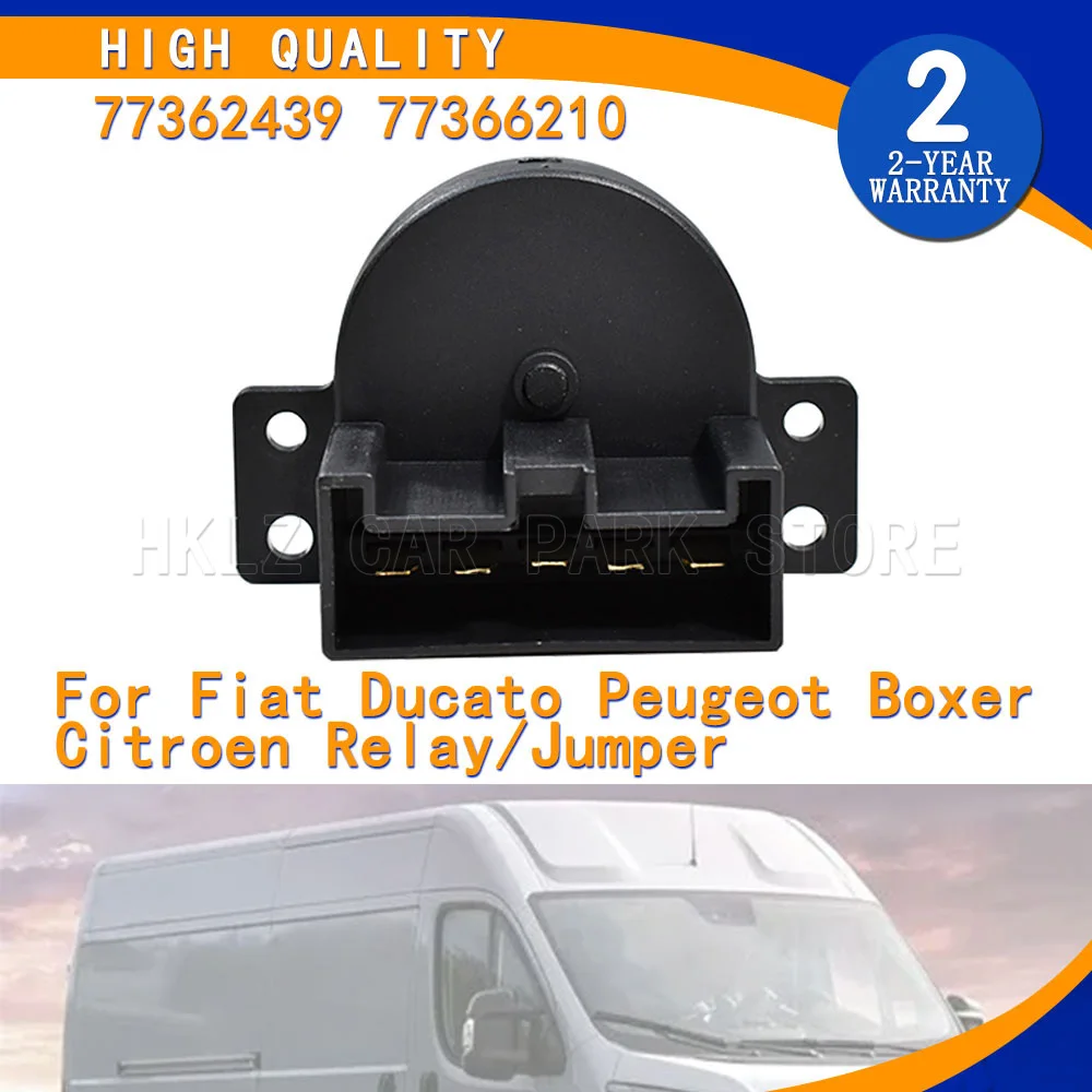For Fiat Ducato Peugeot Boxer Citroen Relay/Jumper High Quality Heater Blower Fan Switch black 77362439 77366210 Car Accessory