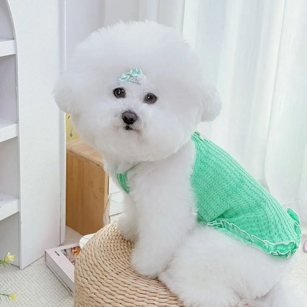 

Creative Summer Thin Pet Flower Vest Sun Protection Cool Sleeveless Dog T-shirt Breathable Comfortable Dog Pullover Pet Supplies