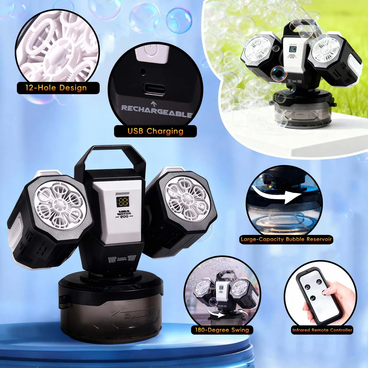 Thumbnail 2 - #32 Best Bubble Machines to Buy In 2026