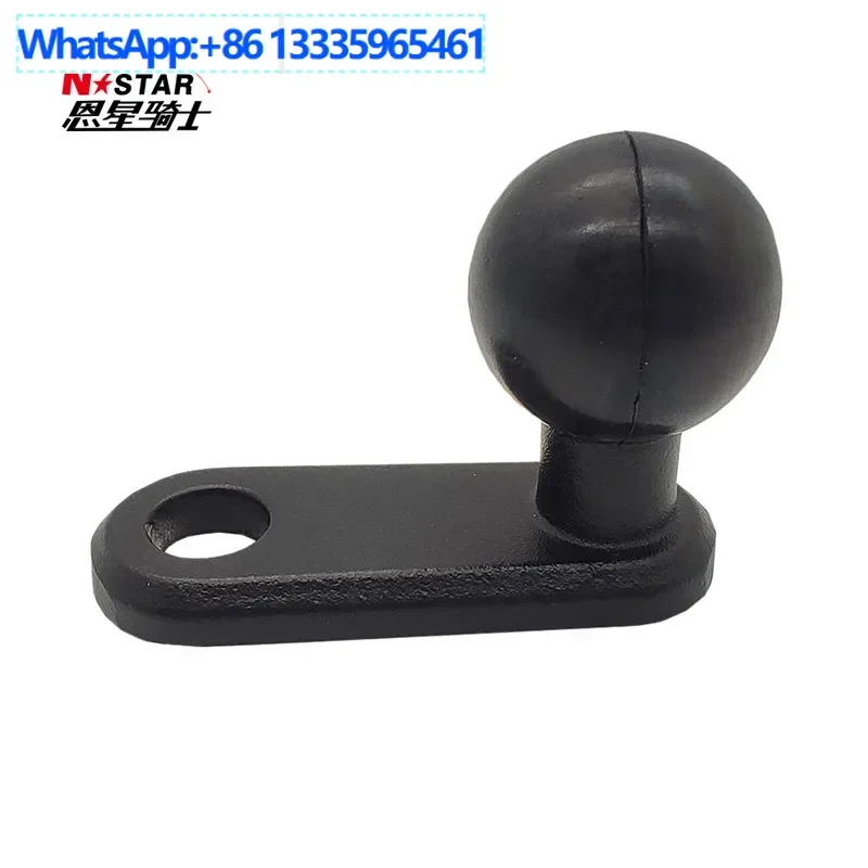 

10PCS motorcycle reflective, rearview mirror base, mobile phone 90-degree ball head bracket, recorder multi-function ball head