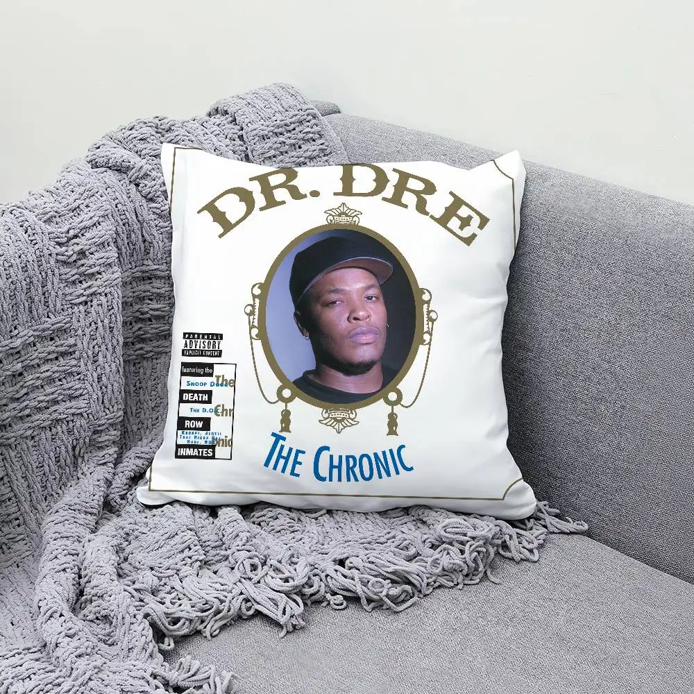 

Rapper D-Dr.D-Dre The Chronic 2001 30x30cm 45x45cm Pillow Case Decor Protective Covers Comfortable Soft For Sofa Living Room Hom