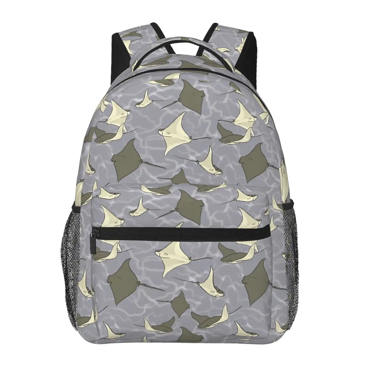 

Cownose Stingray Ocean Pattern Backpack for Girls Boys Travel Rucksack Backpacks for Teenage