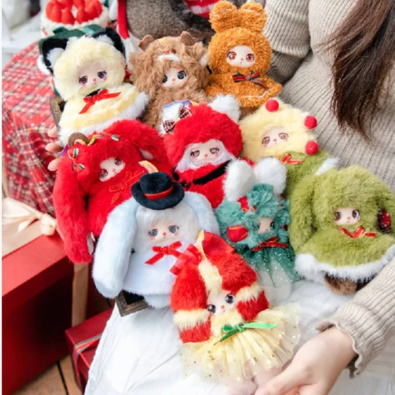

Новая виниловая кукла серии «Рождественские приключения Лилы», загадочная коробка, кавайные брелки с животными, рождественские куклы на день рождения для девочек, игрушки в подарок