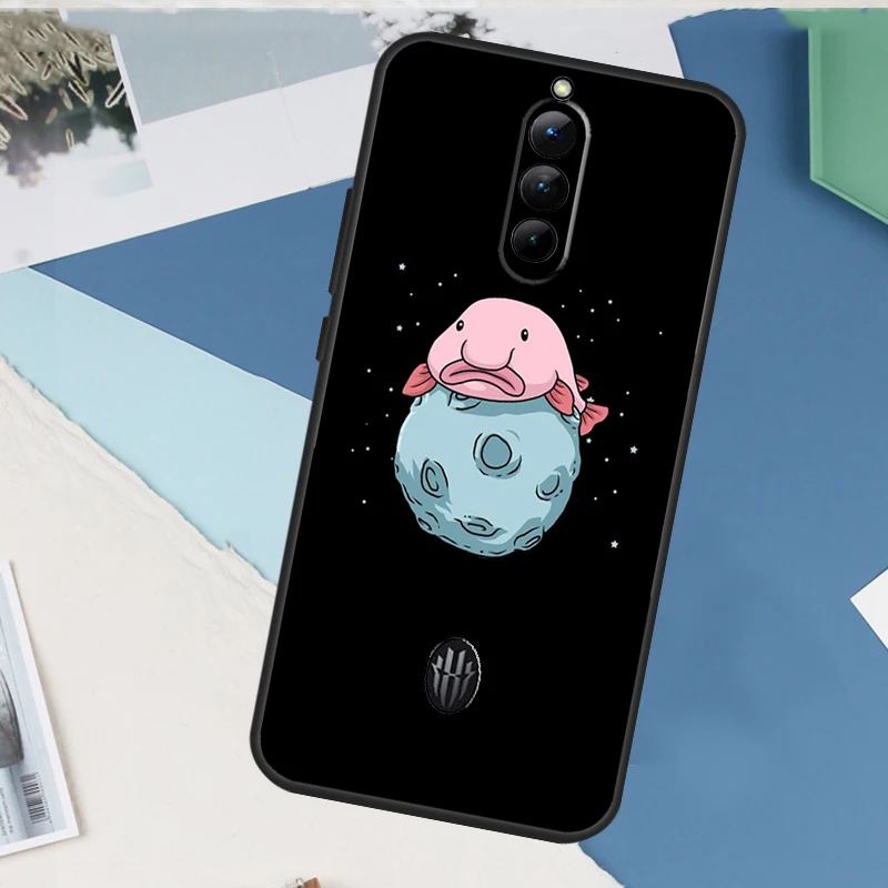 Cartoon Blobfish Case For ZTE Nubia Red Magic 8S Pro 8 Pro Plus 7S 7 Pro 6 6S 6R 5G 5S Cover Shell Fundas