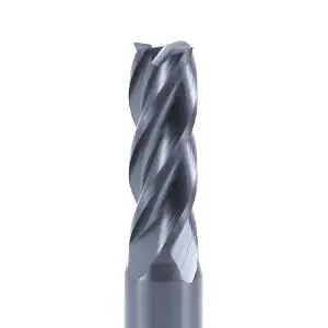 5 frese quadrate in carburo solido da 7/32" - Rivestite in AlTiN, 4 flauto, 30 °   Elica, taglio 7/32", gambo 1/4", LOC 5/8", 2-1/2" OAL
