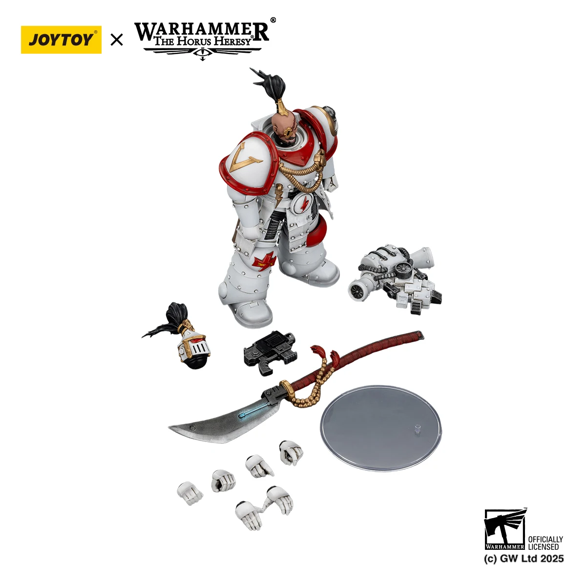 JOYTOY Warhammer "The Horus Heresy" 1/18 Action Figures White Scars Legion Praetor White Scars Ebon Keshig Terminator