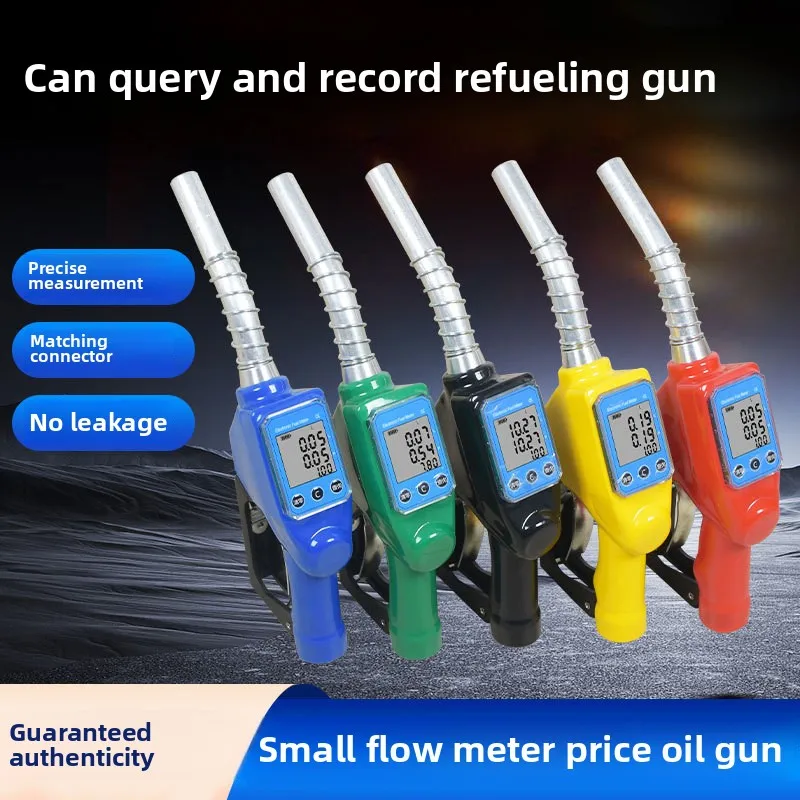 

Refueling Gun Electronic Metering High Precision Meter Oil Gun Adjustable Diesel Methanol Gasoline Self-sealing Metering Gun