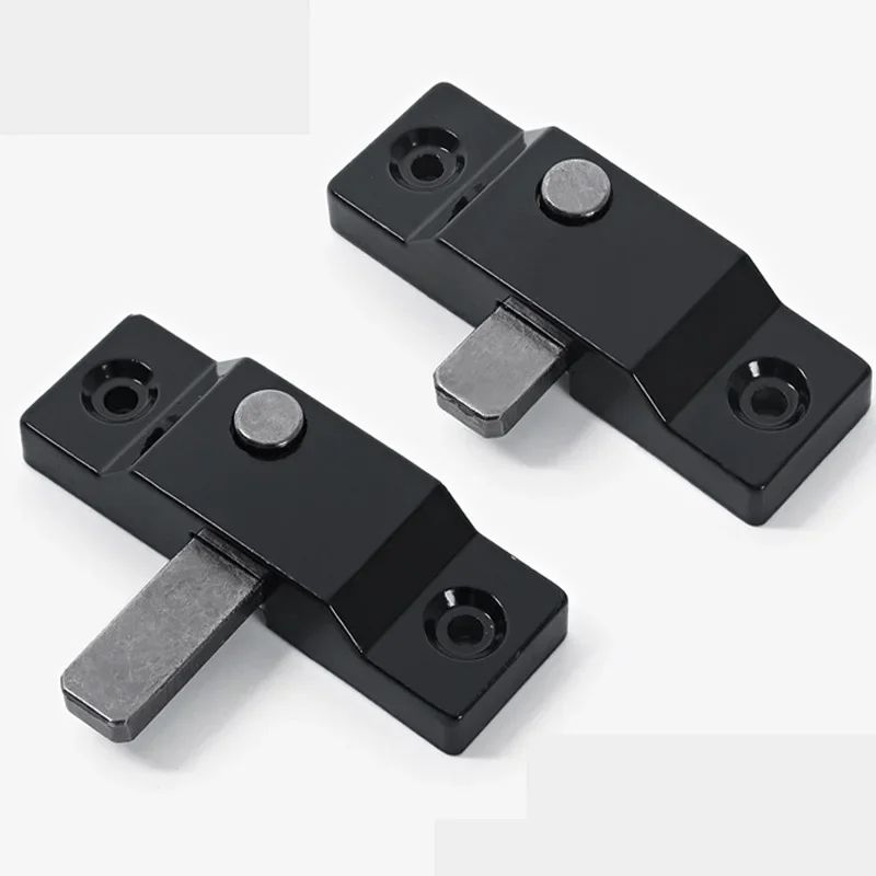 Sliding Door Lock Aluminum Alloy Window Latch Bathroom Lock Airplane Type Latch Push Pull Door Lock