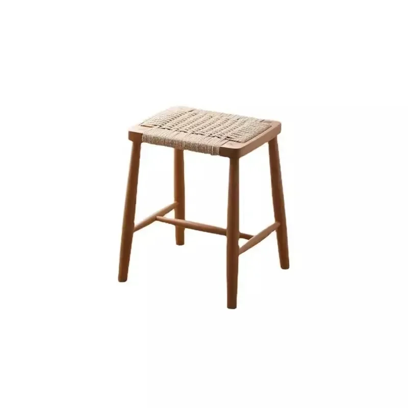 Small stool simple household Japanese dressing chair rattan