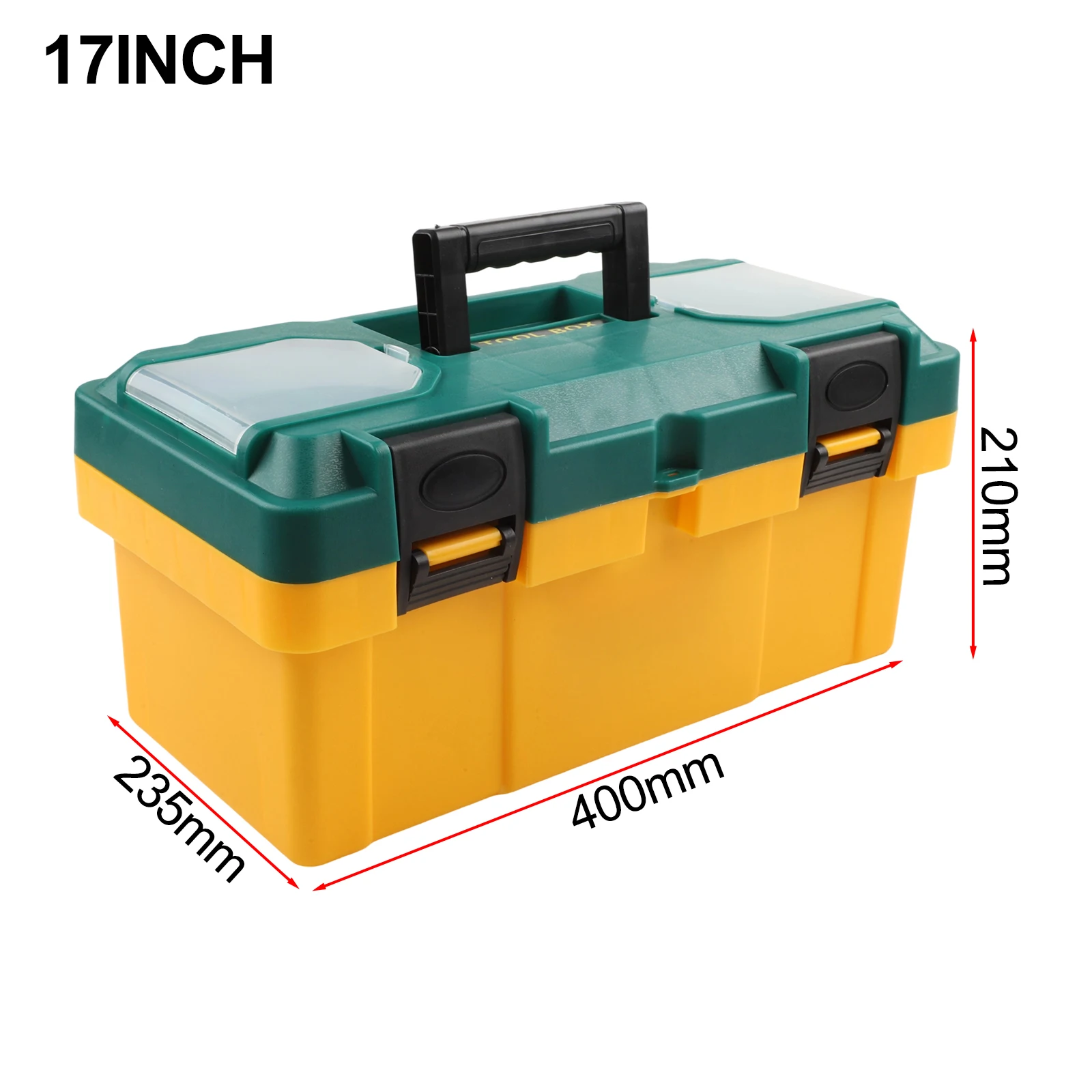 19inch Plastic Organizer Thickened Construction Versatile Design Secure Tool Storage Smooth Finish Workshop Storage