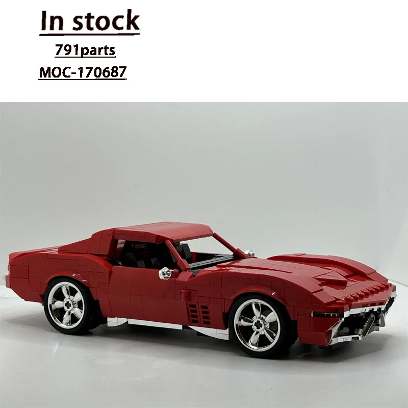 

MOC-170687 Classic New Sports Super Racing Car Building Block Model 791 Parts Boys' Children Birthday Christmas Toy Gift