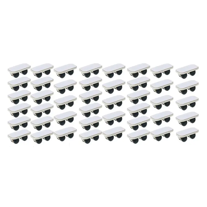 ABSS-Self Adhesive Wheels Caster Cart On Wheels Boxes Caster Wheels Small Caster Wheels Paste Plastic Wheel Sticky Caster