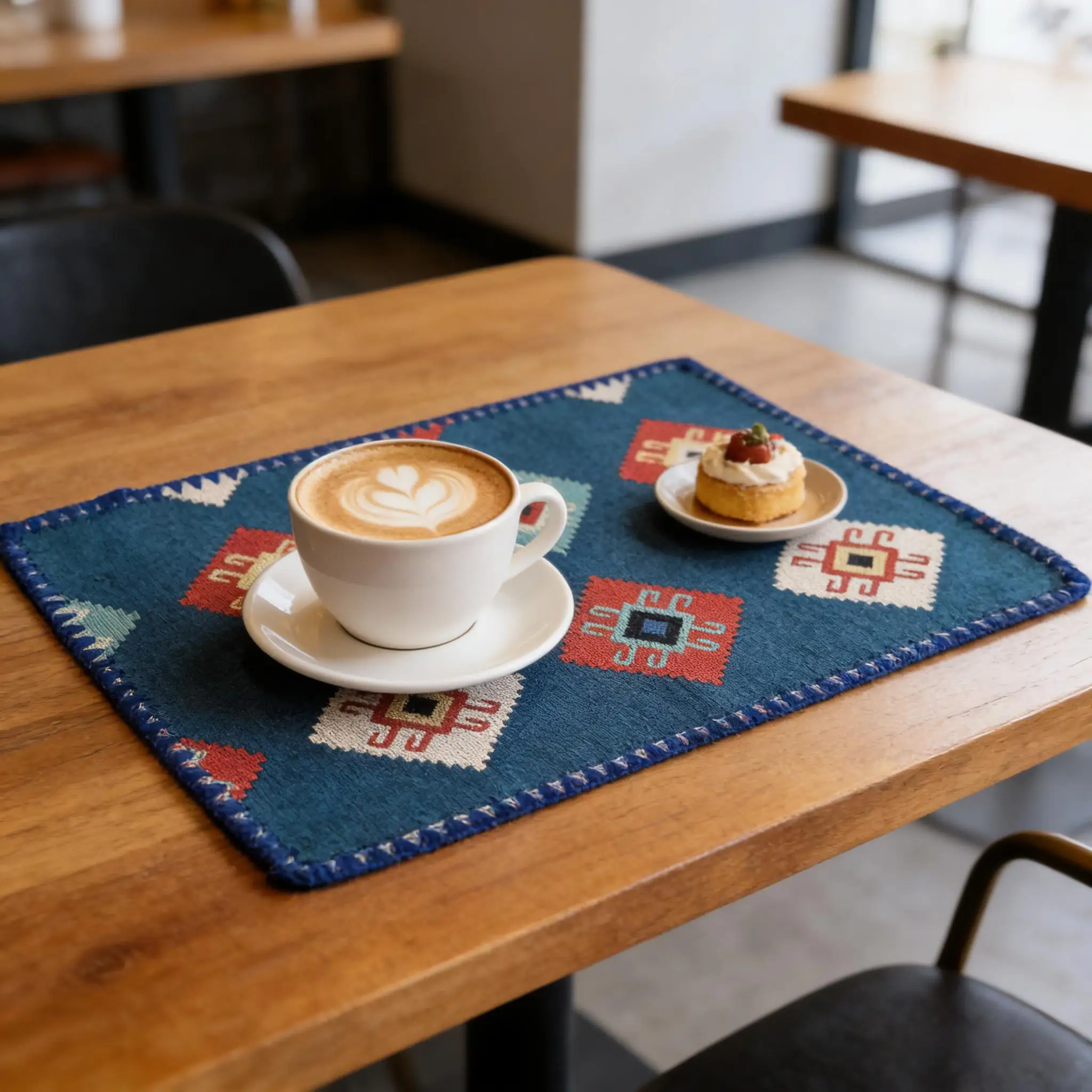 12 x 18 Inch Placemats for Dining Table Cotton Linen Cloth Place Mats for Farmhouse Kitchen Tabletop Cotton Table mats