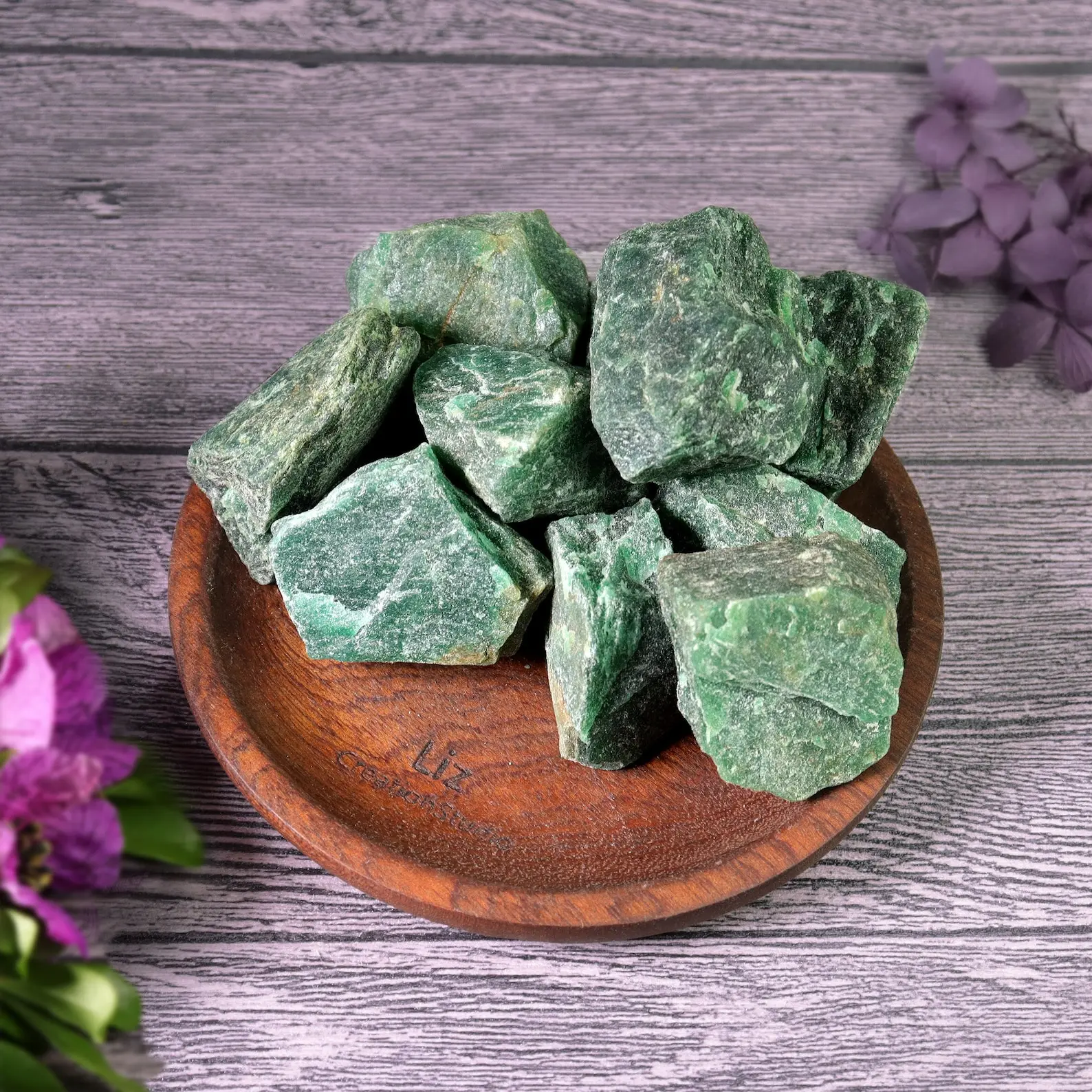 500g Raw Emerald Stones Birthstone Gift -Natural Rough Emerald Crystals for Tumbling, Mineral Specimen