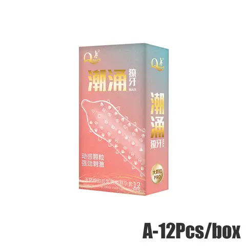 12PCS Big Dots Condomss for men delay ejaculation s spot dotted ribbed Peniss sleeve Natural latex Pleasure Condom sexx toys