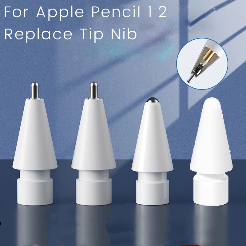 3/1Pcs Metal Replacement Tip for Apple Pencil Tip Nib for Apple Pencil 1st 2nd Generation 1 2th Gen Pencil Replacement Tip Nib