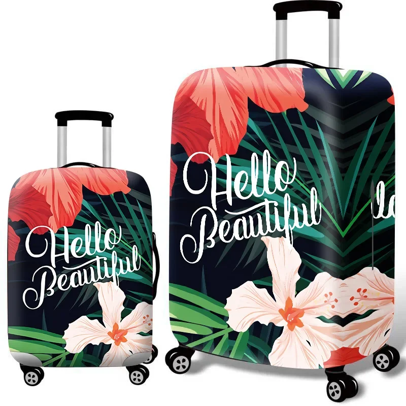 

New 3D digital elastic case cover, suitcase protective cover, suitcase trolley case protective cover, thickened outer cover.