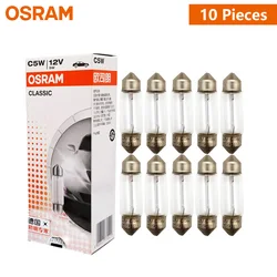 OSRAM Original C5W 36mm Festoon Lamps Reading Lamp Plate Light Standard Car Interior Bulbs 12V 5W SV8.5-8 6418 Wholesale 10pcs
