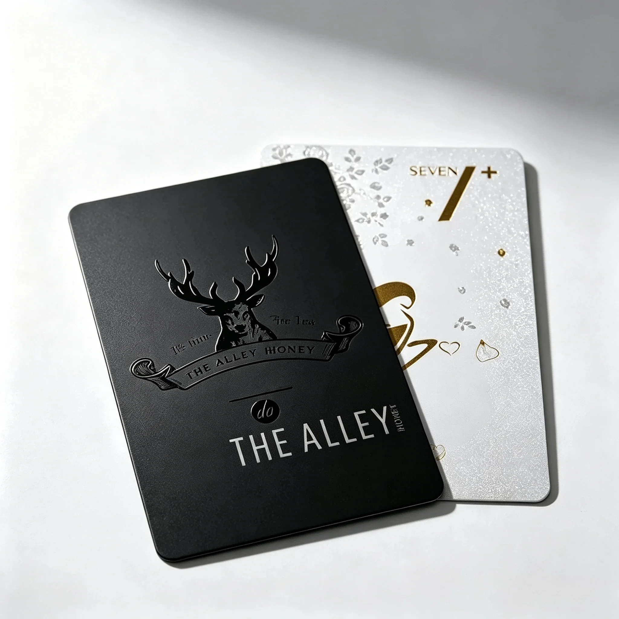 Custom PVC Business Cards Stamping Processing Waterproof Durable Glossy Matte Frosted Plastic Visiting Cards Printing Service