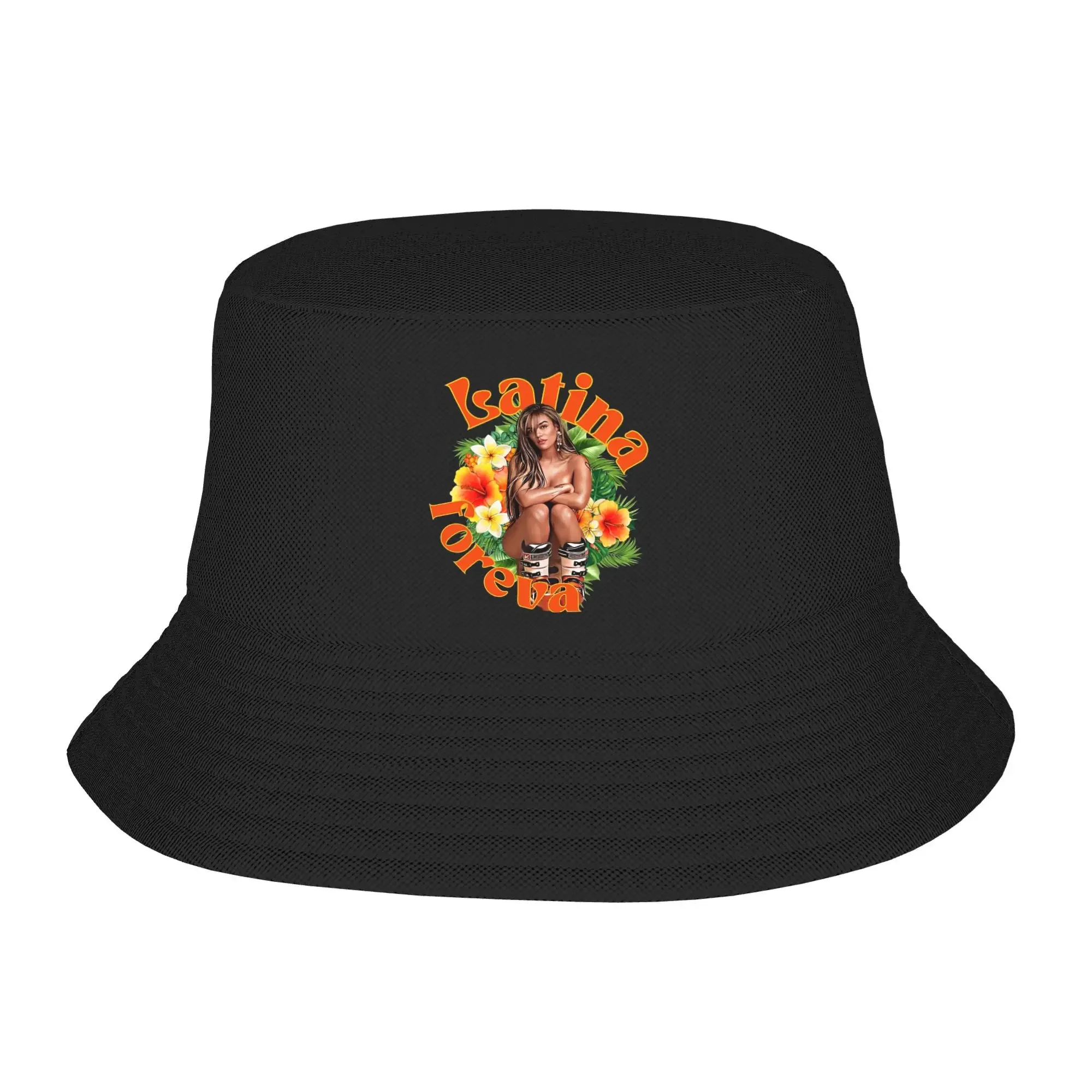 Unisex Bucket Hats Latina Forever  Bichota Season Spring Picnic Headwear Packable Outdoor Sport Fisherman Caps Karol G Panamka