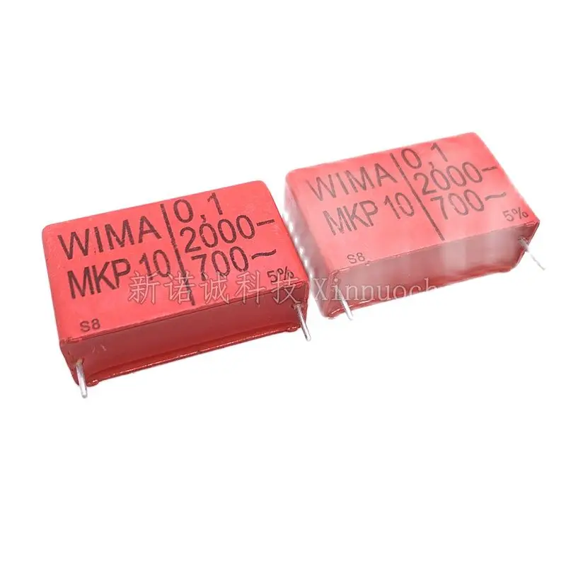 

10pcs/New WIMA Weimar Capacitor 2000V 104 0.1UF 2000V 100nF MKP10 Foot Distance 37.5mm