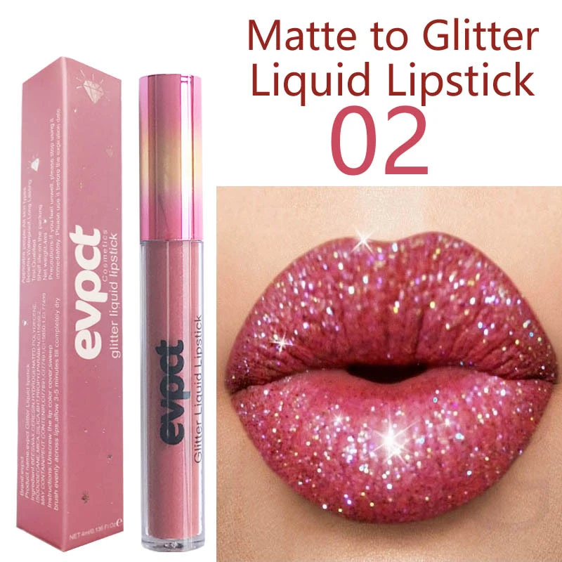 1/3/5PCS Lip Gloss Lipstick Sparkling Color High-shine Finish Iridescent Best-selling Glamorous Must-have Shine All Popular