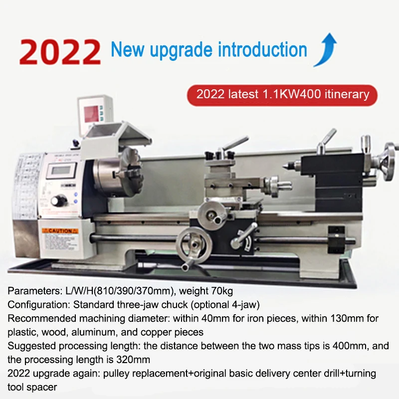 Horizontal Variable Speed Small Lathe Machine Mini Bench Lathe