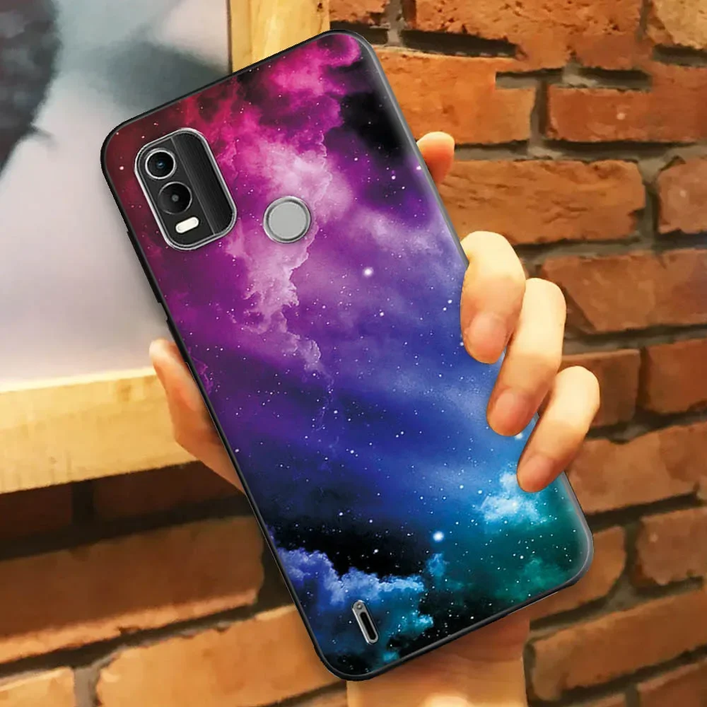 For Nokia C21 Plus Case Shockproof Phone Cases For Nokia C21 C 21 Plus Cool Marble Black Silicone Back Cover C21Plus 2022 Shells