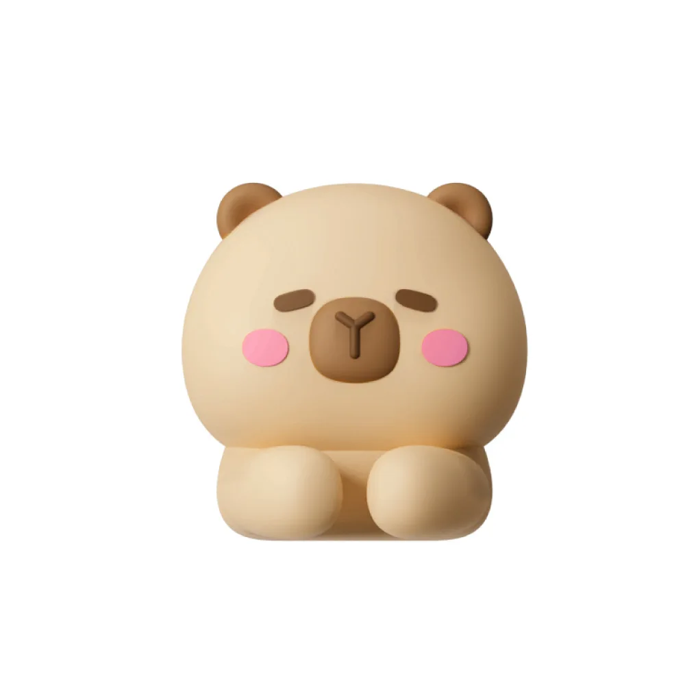 Desktop Silicone Cable Organizer Adhesive Backing Punching-Free Charging Cable Winder Data Cable Storage Capibala Fixed Winder