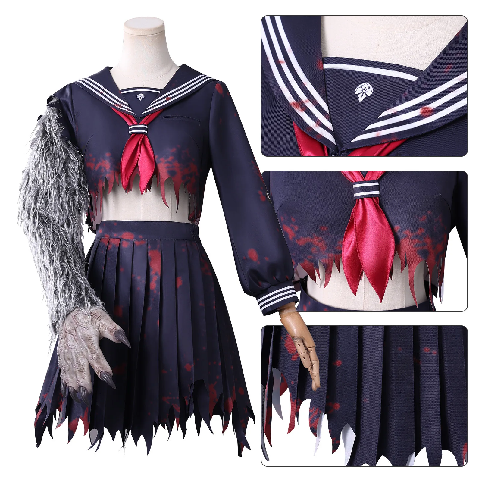 costume-de-cosplay-shimizu-hinako-uniforme-de-marin-et-gants-a-griffes-costumes-silent-hill-uniforme-endommage-de-la-sorciere-renseignant-hinako