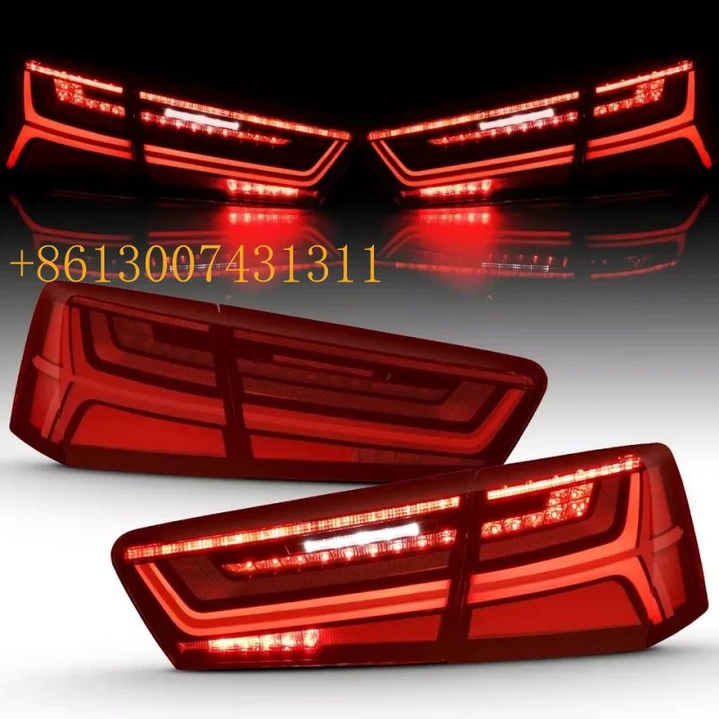 A6 2012-2015 A6L S6 C7 LED Auto Taillight Assembly Upgrade High C7.5 Design Dynamic Signal Lamp Accessories