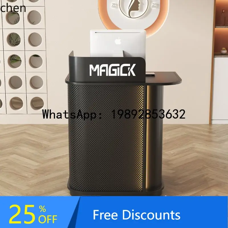 store Small checkout page Restaurant welcome VIP desk High-end consultation and guidance desk Hotel front reception desk