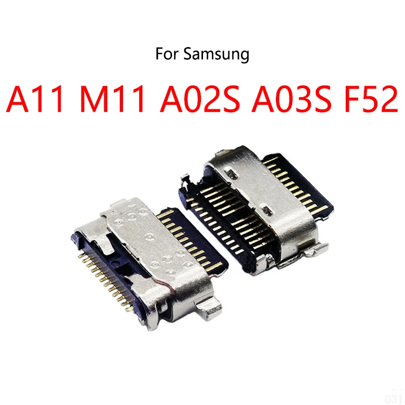 10 шт./лот для Samsung Galaxy A11 A115F M11 M115F A02S 025F A03S 037F Type-C USB зарядная док-станция разъем для зарядки порт разъем