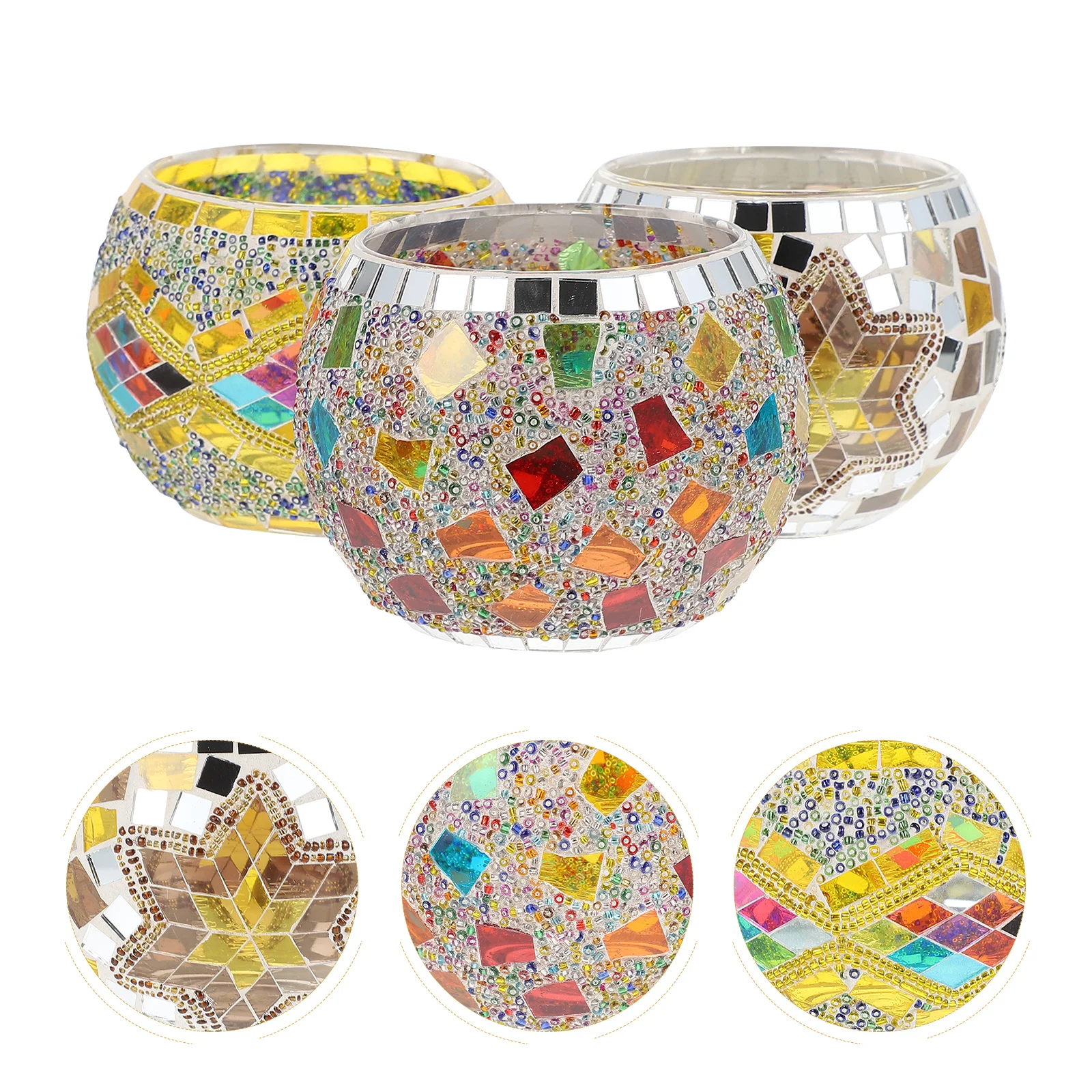 

3Pcs Stylish Candleholders Exquisite Glass Stick Ideal for Candlelight Dinner Festival Celebration Table Centerpiece