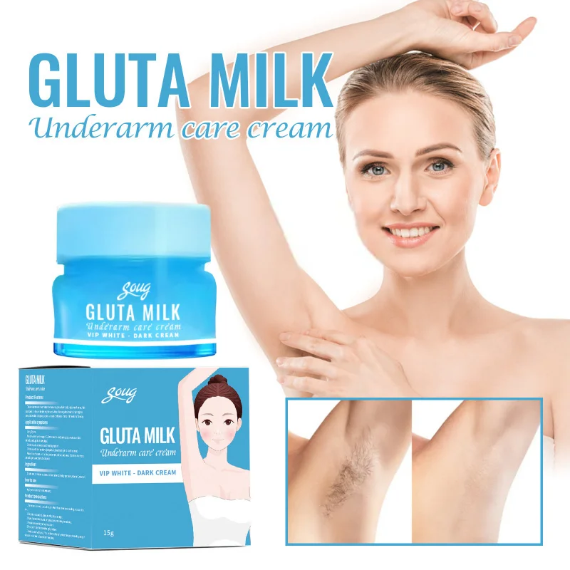 

15g Underarm Moisturizing Cream Small Blue Jar Hydrating Softening Skin Whitening Brightening Unisex Balm For Smooth Radiant